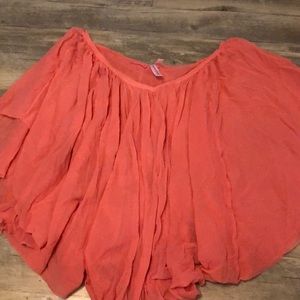 ❗️ PINK/ORANGE SWEET PEA BLOUSE❗️